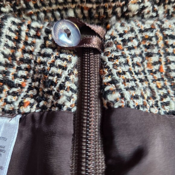 Brooks Brothers Wool-Blend Tweed Pencil Skirt Size 4 - Picture 6 of 13